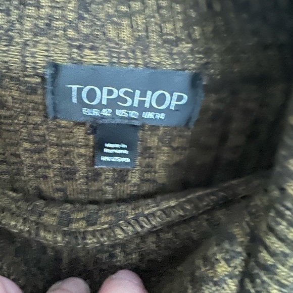 Topshop knit turtleneck in silver and bronze (womens us 10) bundle!! - Picture 4 of 5